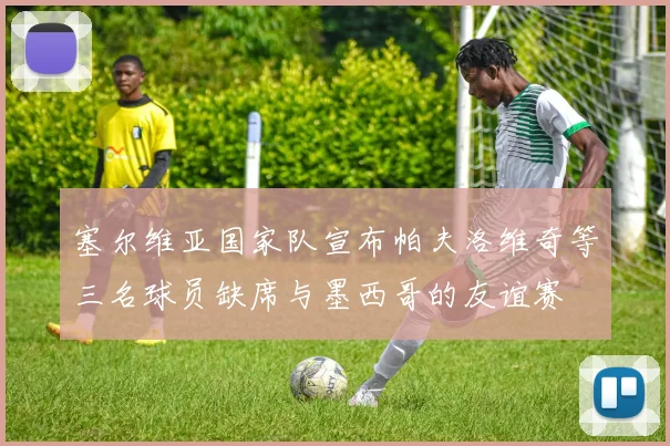 塞尔维亚国家队宣布帕夫洛维奇等三名球员缺席与墨西哥的友谊赛